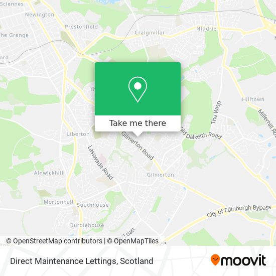 Direct Maintenance Lettings map