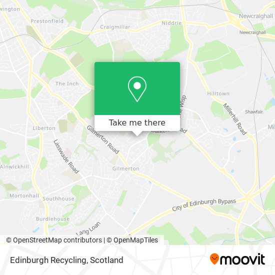 Edinburgh Recycling map