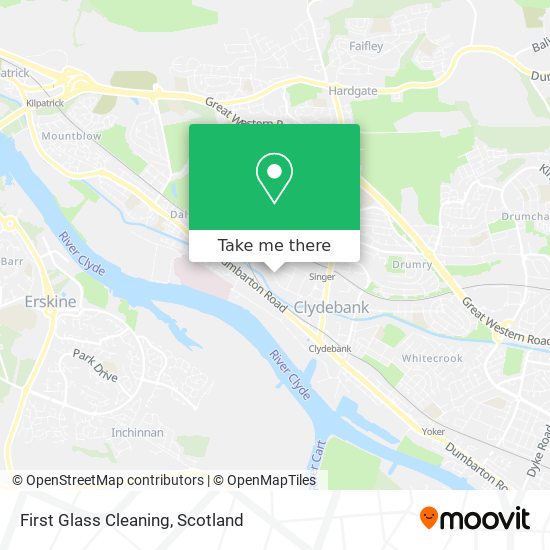 First Glass Cleaning map