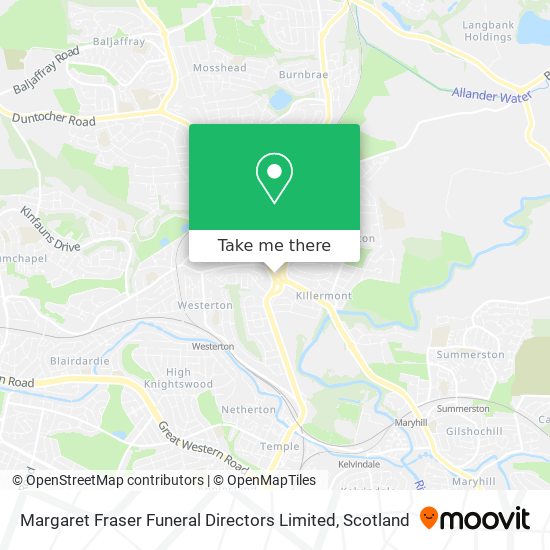 Margaret Fraser Funeral Directors Limited map