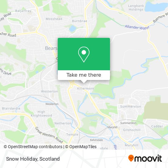Snow Holiday map