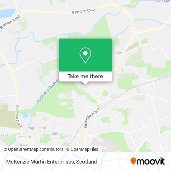 McKenzie Martin Enterprises map