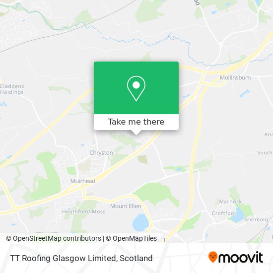 TT Roofing Glasgow Limited map