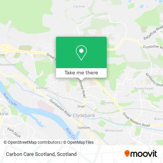 Carbon Care Scotland map