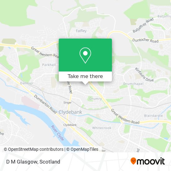 D M Glasgow map