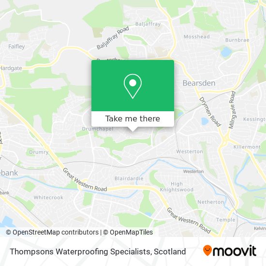 Thompsons Waterproofing Specialists map