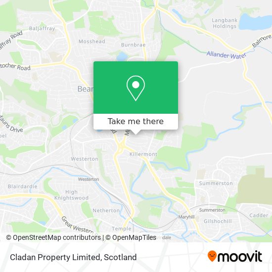 Cladan Property Limited map