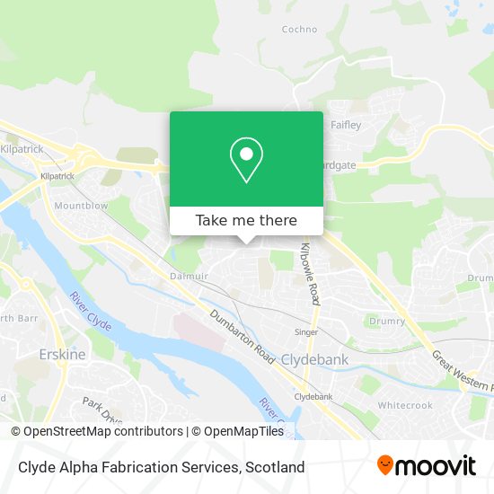 Clyde Alpha Fabrication Services map
