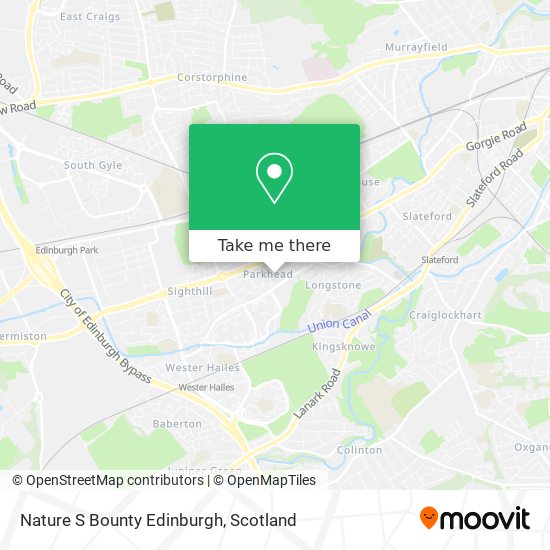 Nature S Bounty Edinburgh map