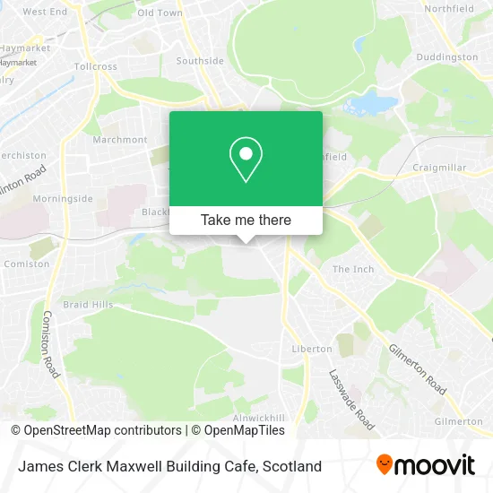 James Clerk Maxwell Building Cafe map