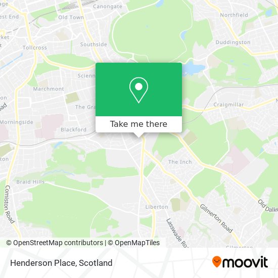 Henderson Place map