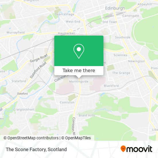 The Scone Factory map