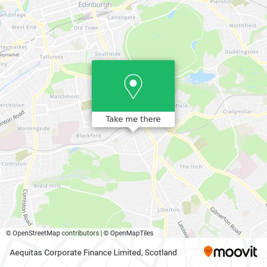 Aequitas Corporate Finance Limited map