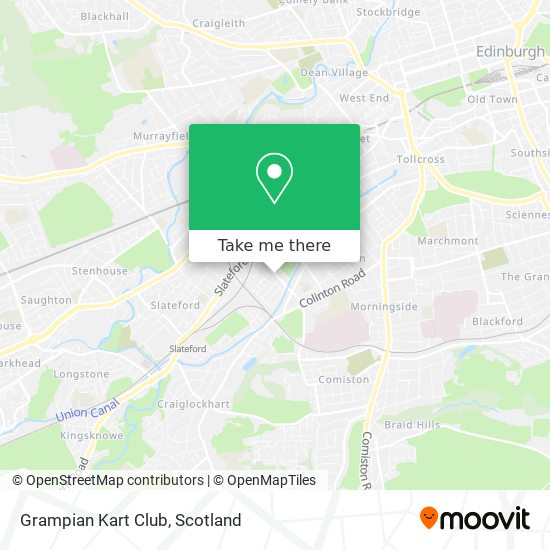 Grampian Kart Club map