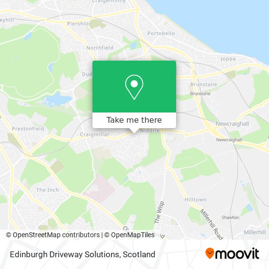 Edinburgh Driveway Solutions map