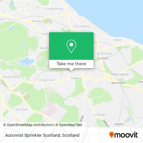 Automist Sprinkler Scotland map