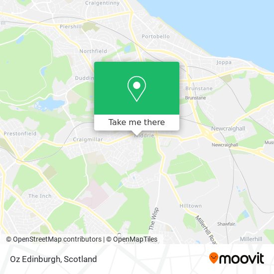 Oz Edinburgh map