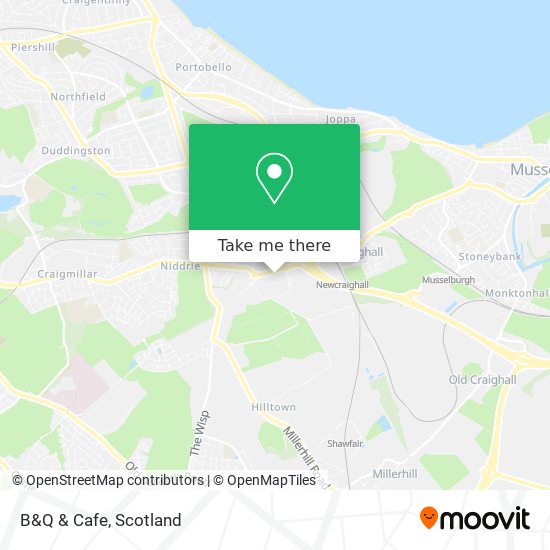 B&Q & Cafe map