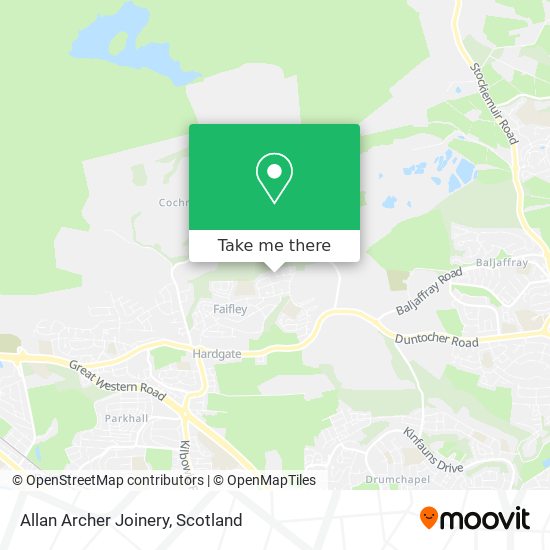 Allan Archer Joinery map