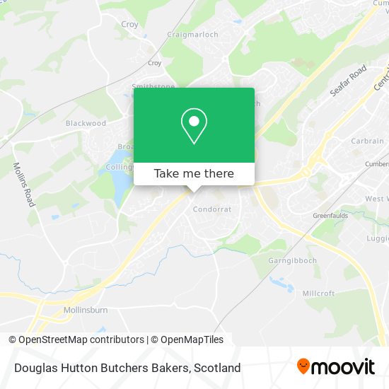 Douglas Hutton Butchers Bakers map