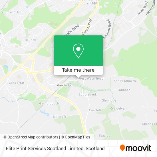Elite Print Services Scotland Limited map