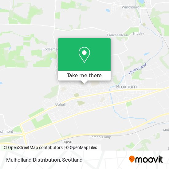 Mulholland Distribution map