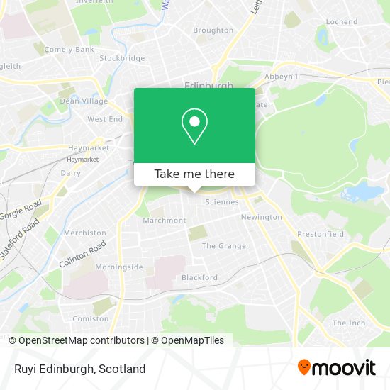 Ruyi Edinburgh map