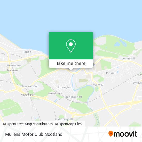 Mullens Motor Club map