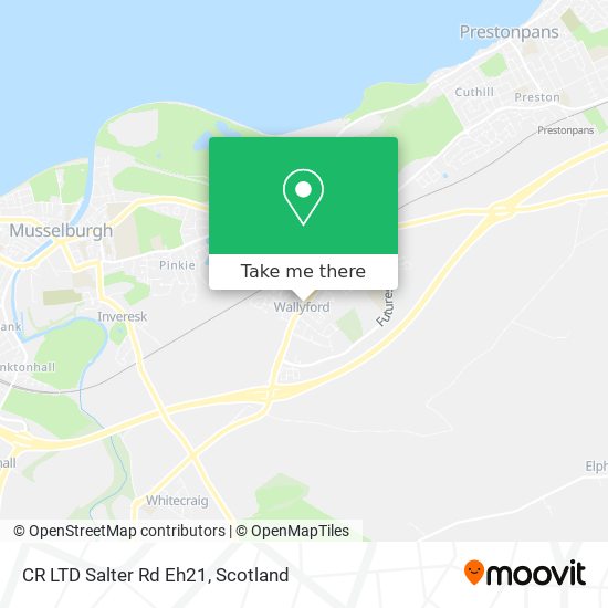 CR LTD Salter Rd Eh21 map