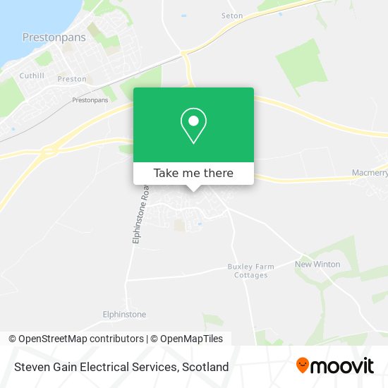 Steven Gain Electrical Services map