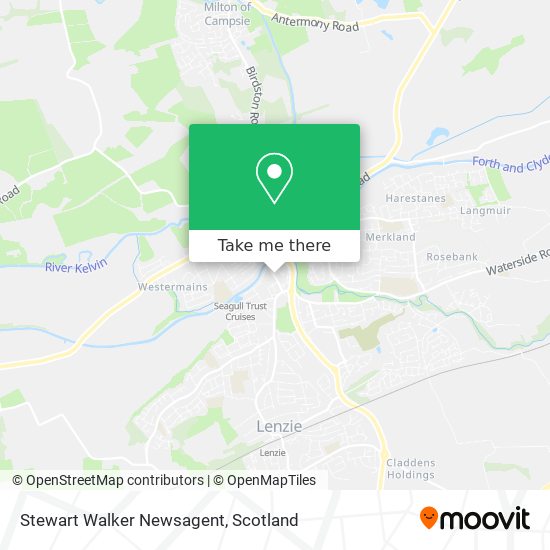 Stewart Walker Newsagent map