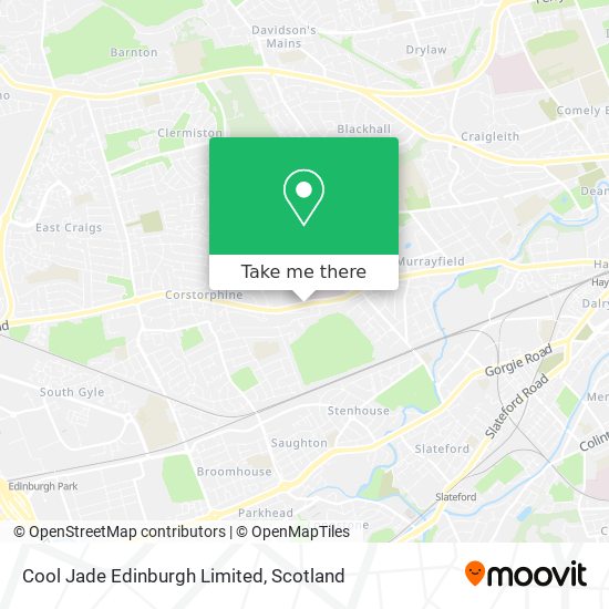 Cool Jade Edinburgh Limited map