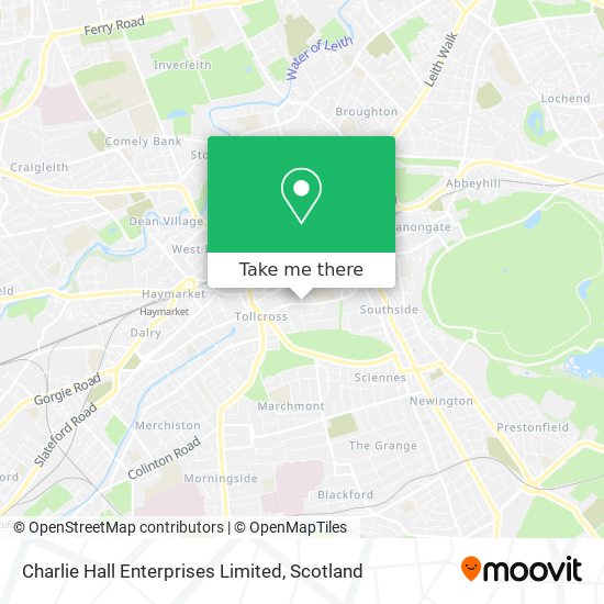 Charlie Hall Enterprises Limited map