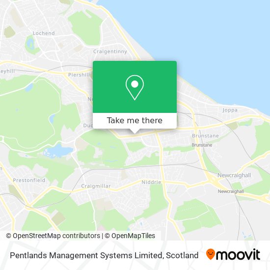 Pentlands Management Systems Limited map