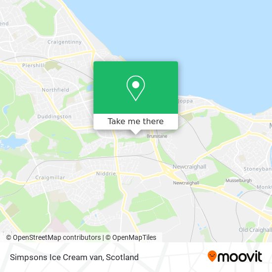 Simpsons Ice Cream van map