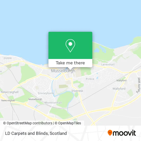 LD Carpets and Blinds map