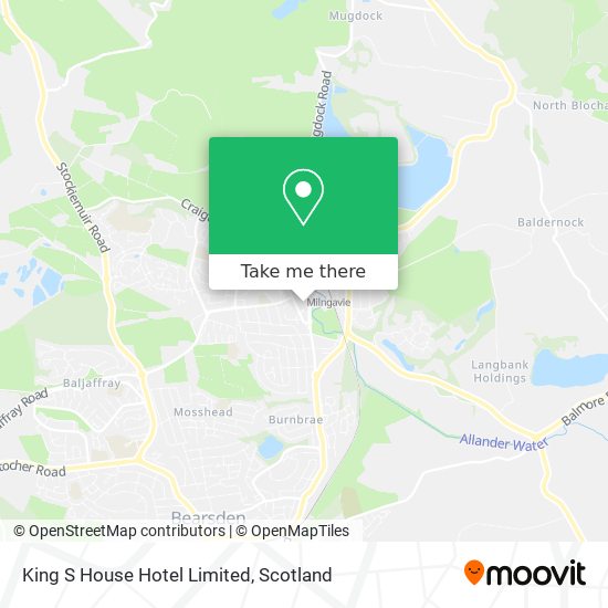 King S House Hotel Limited map