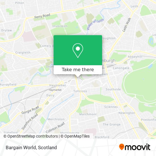 Bargain World map