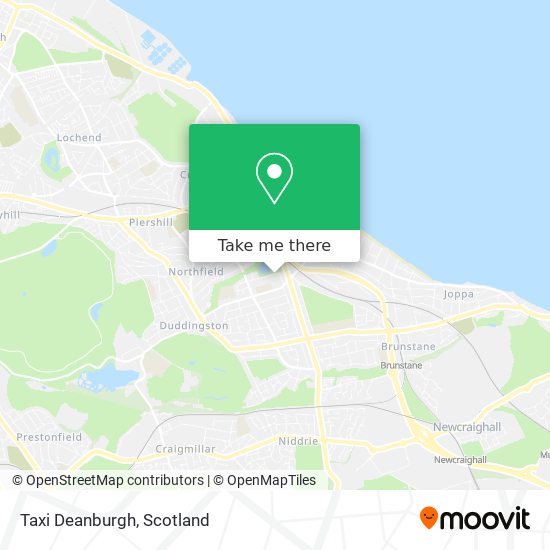 Taxi Deanburgh map