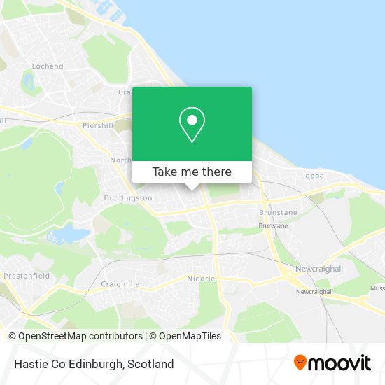 Hastie Co Edinburgh map