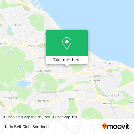 Kids Belt Club map