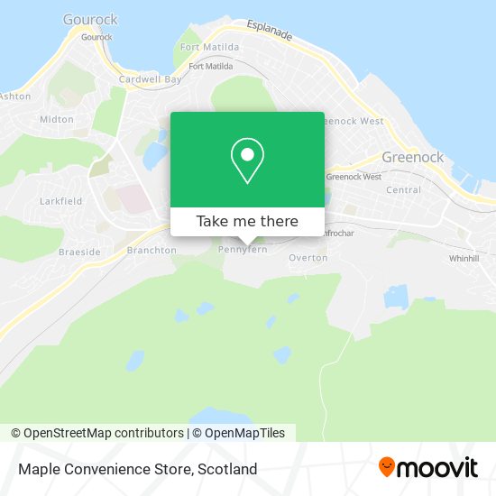 Maple Convenience Store map