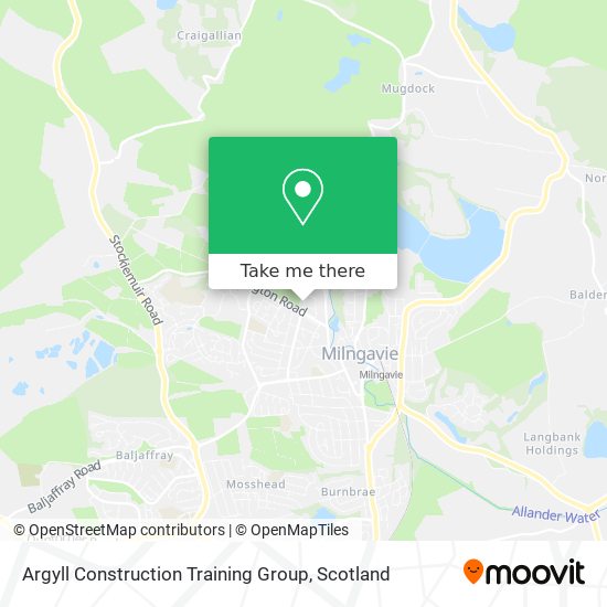 Argyll Construction Training Group map