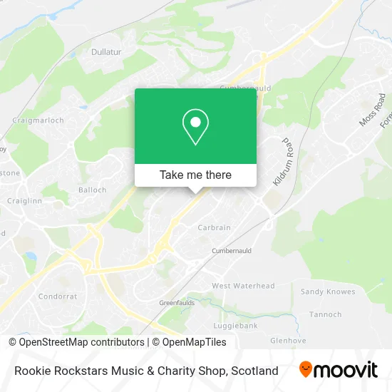 Rookie Rockstars Music & Charity Shop map