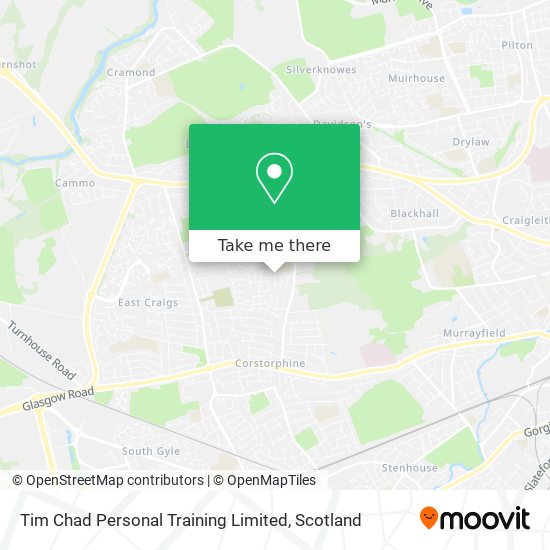 Tim Chad Personal Training Limited map