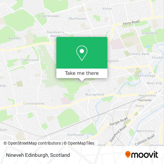 Nineveh Edinburgh map