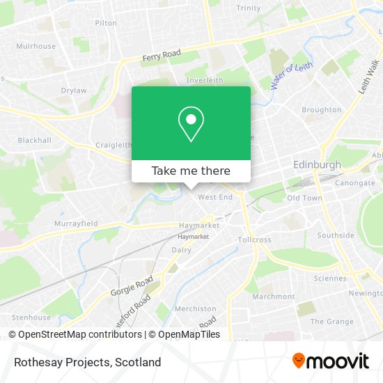 Rothesay Projects map