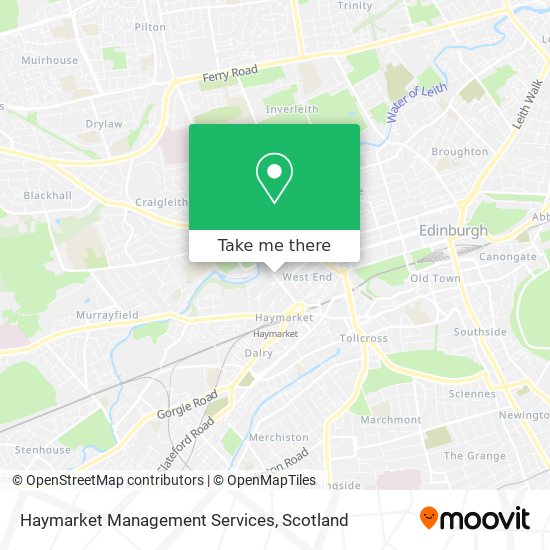 Haymarket Management Services map