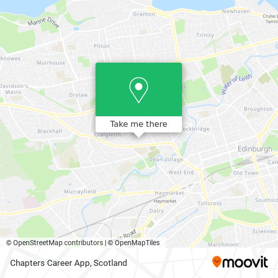 Chapters Career App map