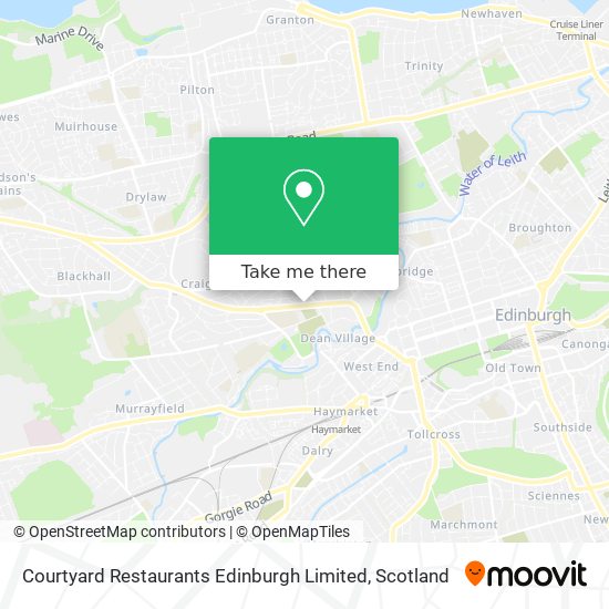 Courtyard Restaurants Edinburgh Limited map